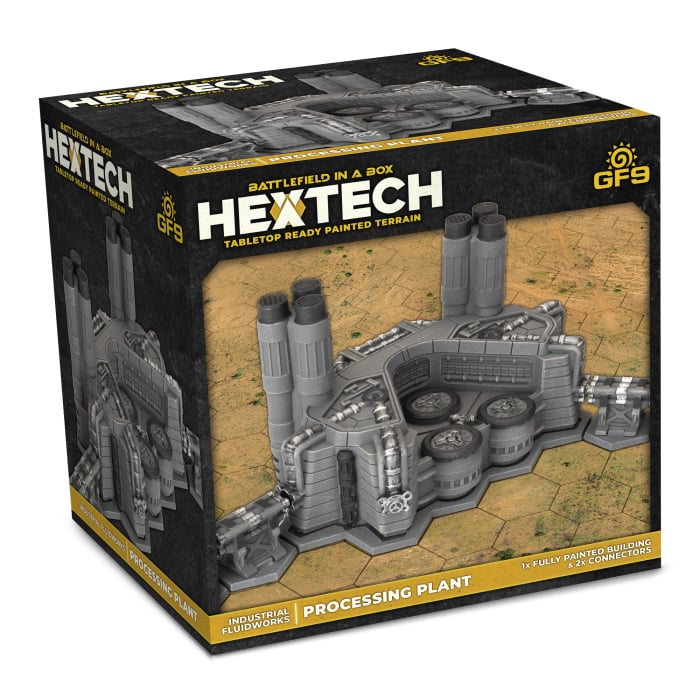 Battlefield in a Box: Hextech: Industrial Fluidworks: Processing Plant 