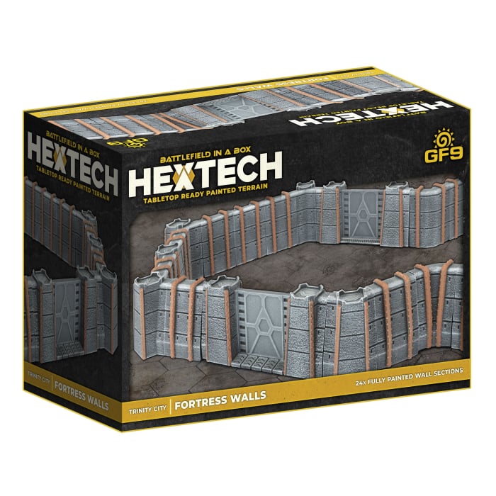 Battlefield in a Box: Hextech: Trinity City: Fortress Walls 
