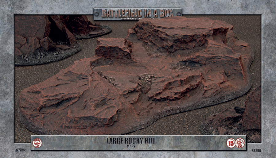 Battlefield in a Box: Mars Large Rocky Hill 