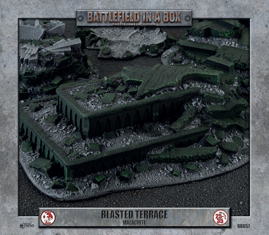 Battlefield in a Box: Malachite: Blasted Terrace 