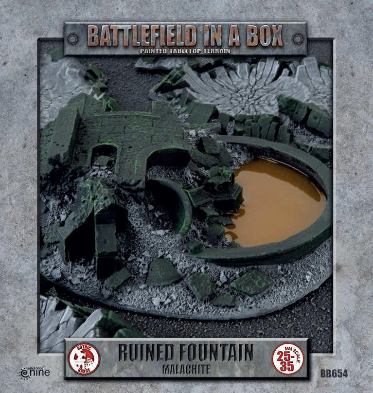 Battlefield in a Box: Malachite: Ruined Fountain 