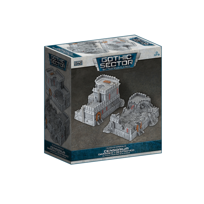 Battlefield in a Box: Mundus Imperialis: Censorium (Damaged and Destroyed) 