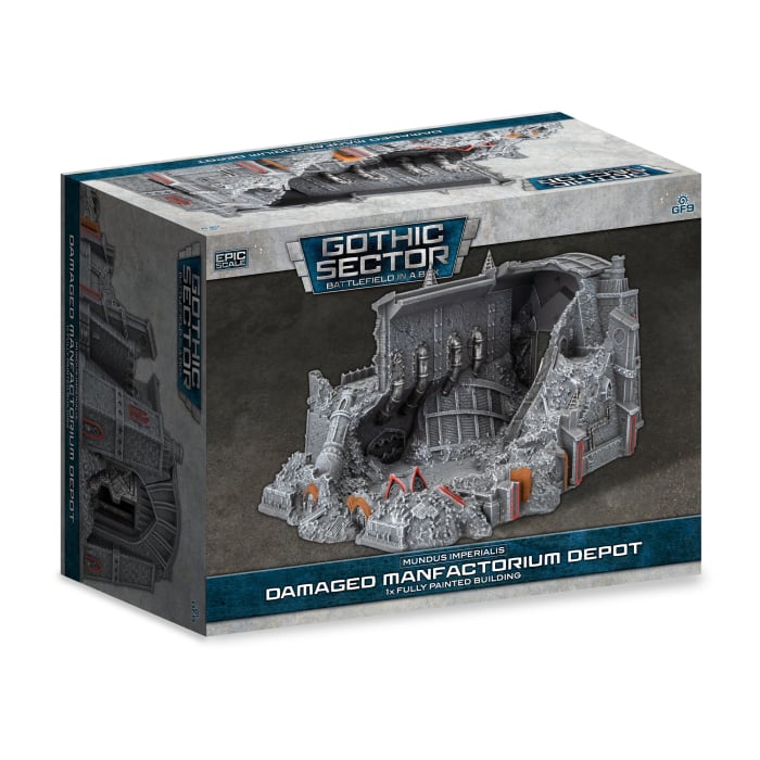 Battlefield in a Box: Mundus Imperialis: Manufactorium Depot (Damaged) 