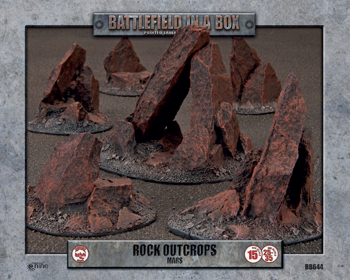 Battlefield in a Box: Mars Rock Outcrops 