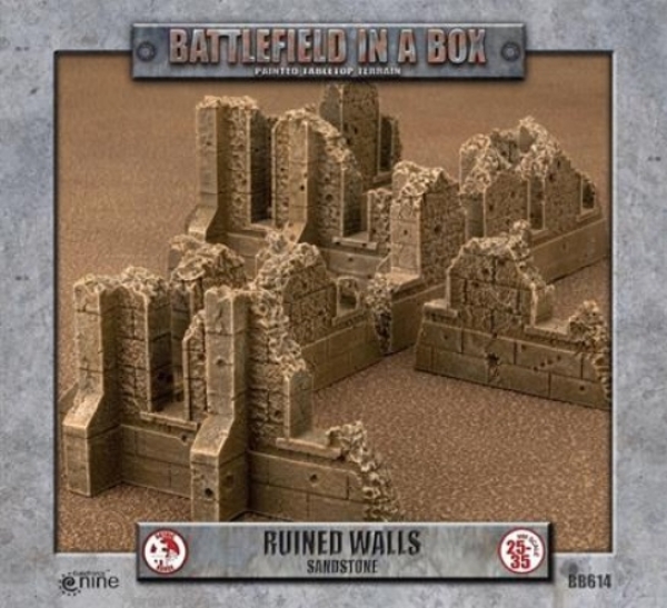 Battlefield in a Box: Ruined Walls- Sandstone 