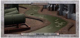 Battlefield in a Box: Toxic River (6ft) 