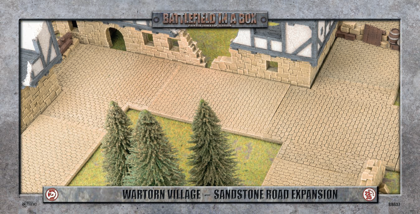 Battlefield in a Box: Wartorn Sandstone Road Expansion 