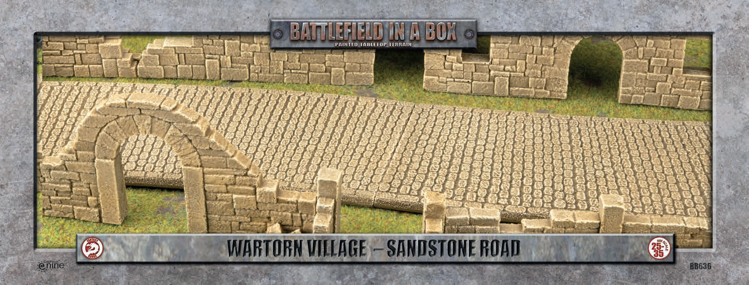 Battlefield in a Box: Wartorn Sandstone Road 