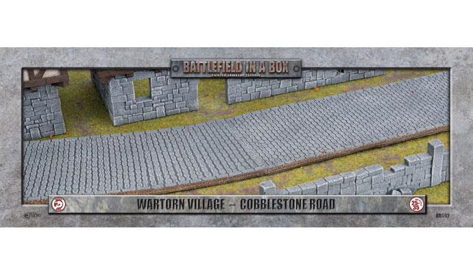 Battlefield in a Box: Wartorn Village: Cobblestone Road 