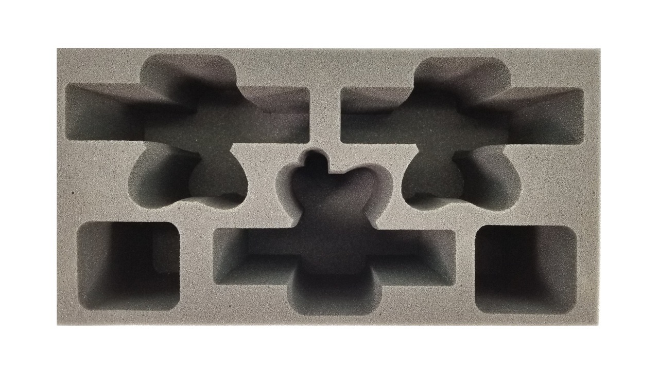 Battlefoam: Age of Sigmar: 3 Pusgoyle Blightlords Foam Tray (BFM-6.5) [Damaged] 