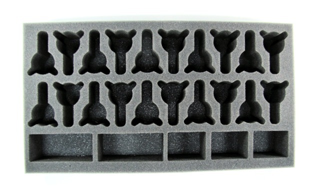 Battlefoam: Hordes: Circle of Orboros: Tray: Long Weapons or Halberds 