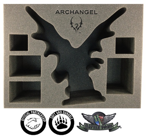 Battlefoam: Hordes: Legion of Everblight: Kit: Archangel Kit for the Big Bag with Wheels (PP) (15.5" x 8.5") 