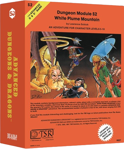 Beadle & Grimms D&D Dice Set: Classic Module White Plume Mountain 