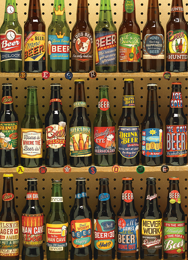 Cobble Hill Puzzles (1000): Beer Collection 