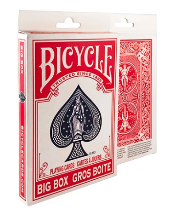 Bicycle Playing Cards: Big Box Playing Cards (Red) 