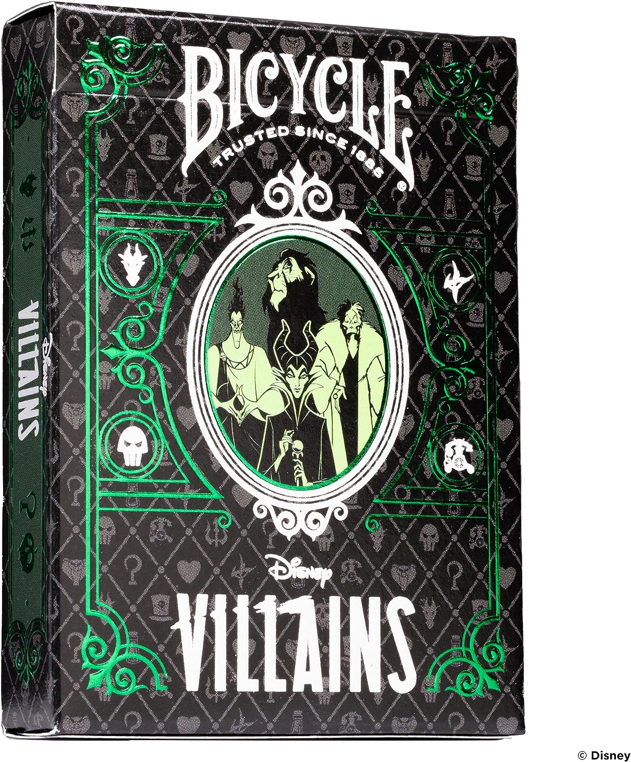 Bicycle Playing Cards: Disney Villains: Green 