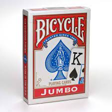 Bicycle Playing Cards: Jumbo Index Cards (Red) 