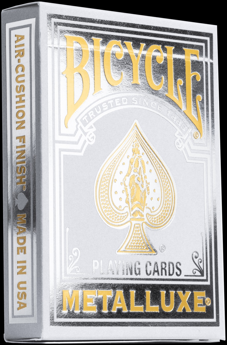 Bicycle Playing Cards: Metalluxe: Silver 