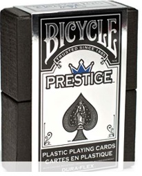Bicycle Playing Cards: Prestige (Blue)) 