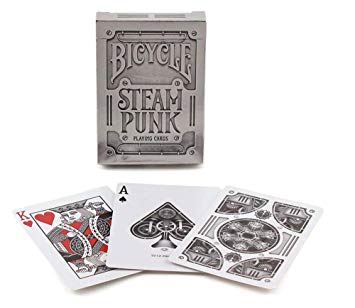 Bicycle Playing Cards: Silver Steampunk 