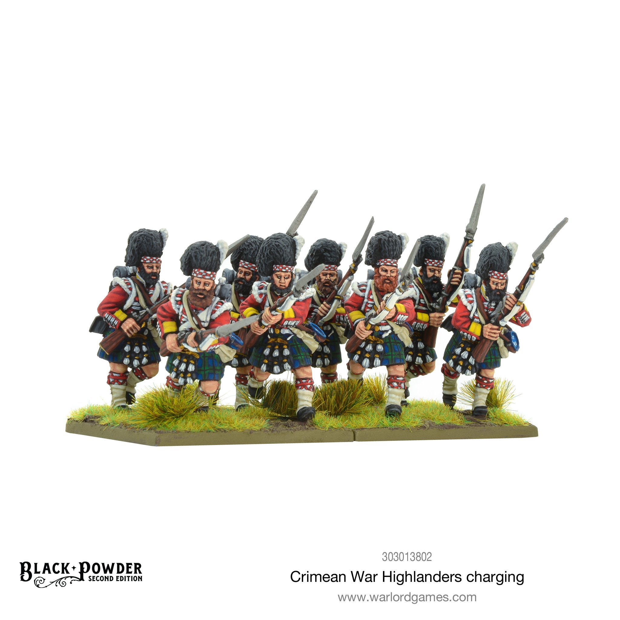 Black Powder Crimean War 1853-1856: Highlanders charging 