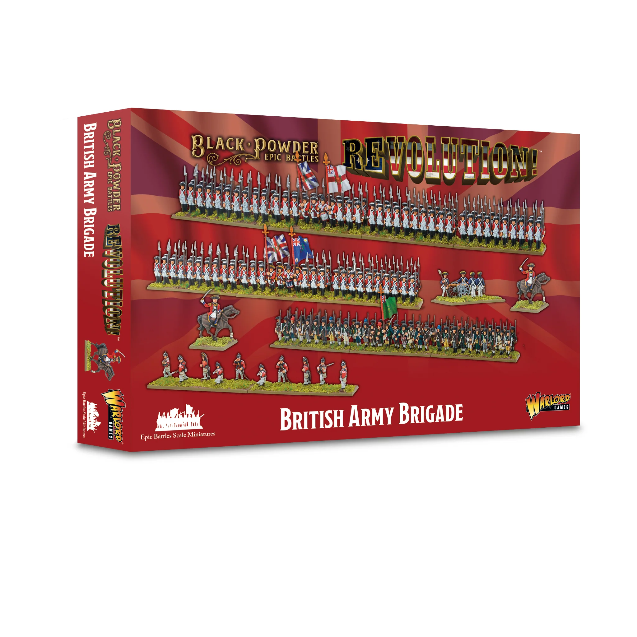 Black Powder Epic Battles: American War for Independence: Revolution! British Army Brigade 