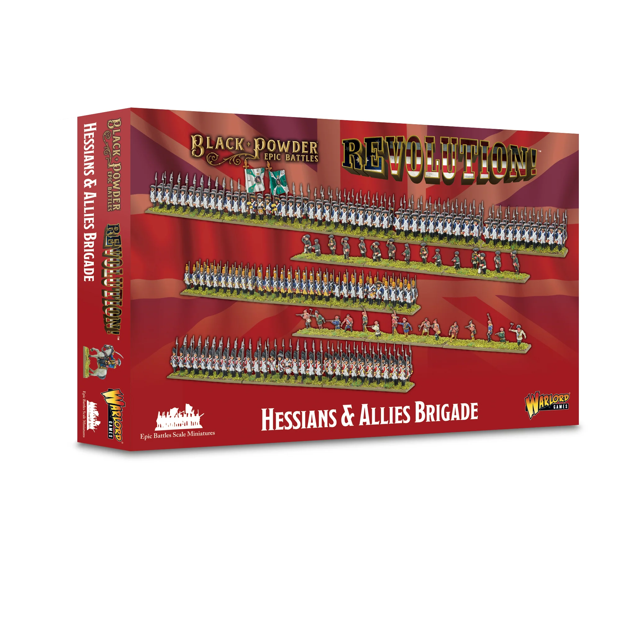 Black Powder Epic Battles: American War for Independence: Revolution! Hessians & Allies Brigade 