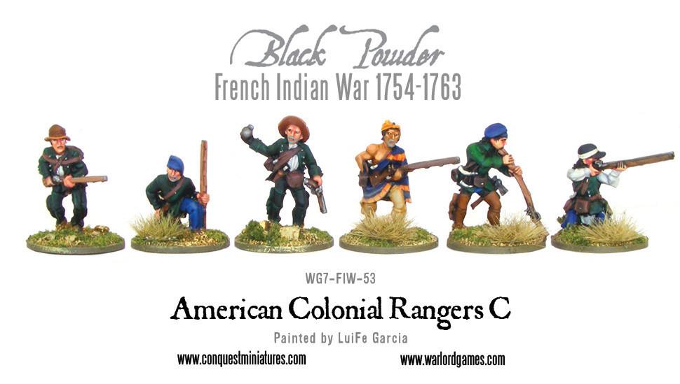 Black Powder: French Indian War 1754-1763: American Colonial Rangers C 