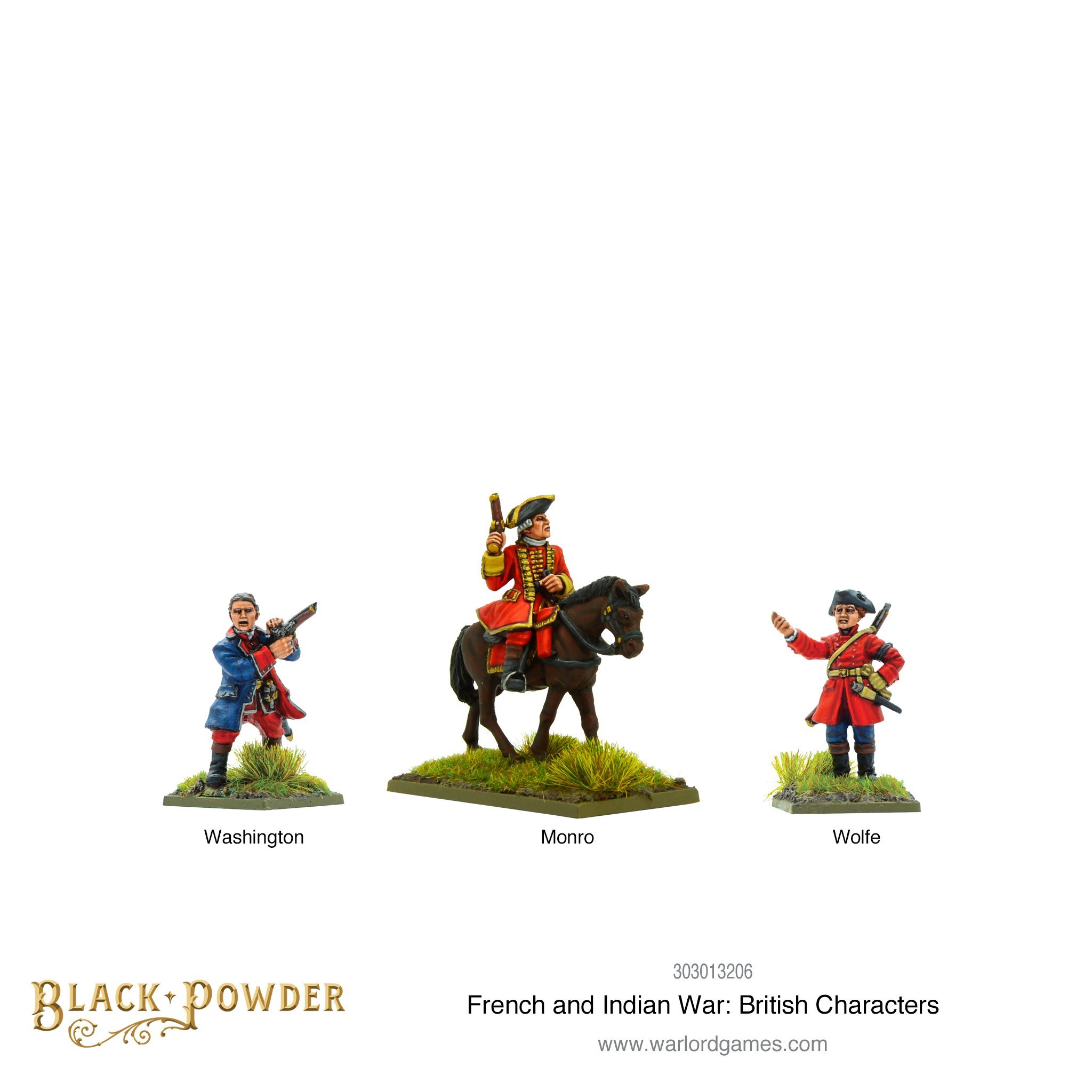 Black Powder: French Indian War 1754-1763: British Characters 