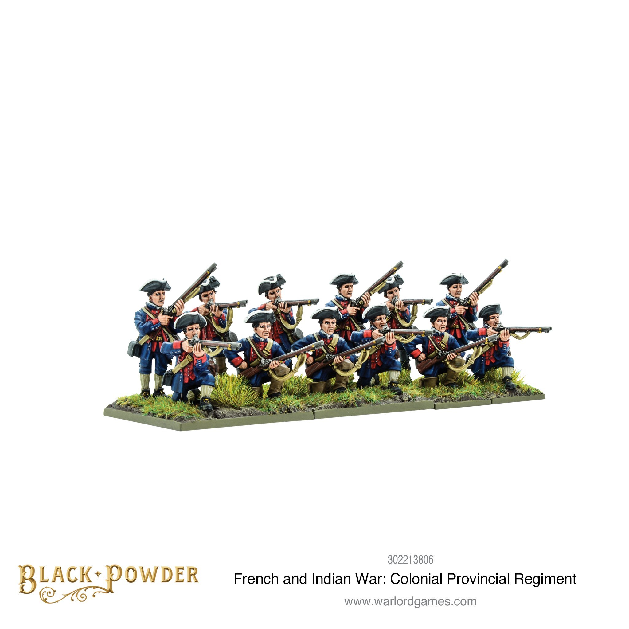 Black Powder: French Indian War 1754-1763: Colonial Provincial Regiment 