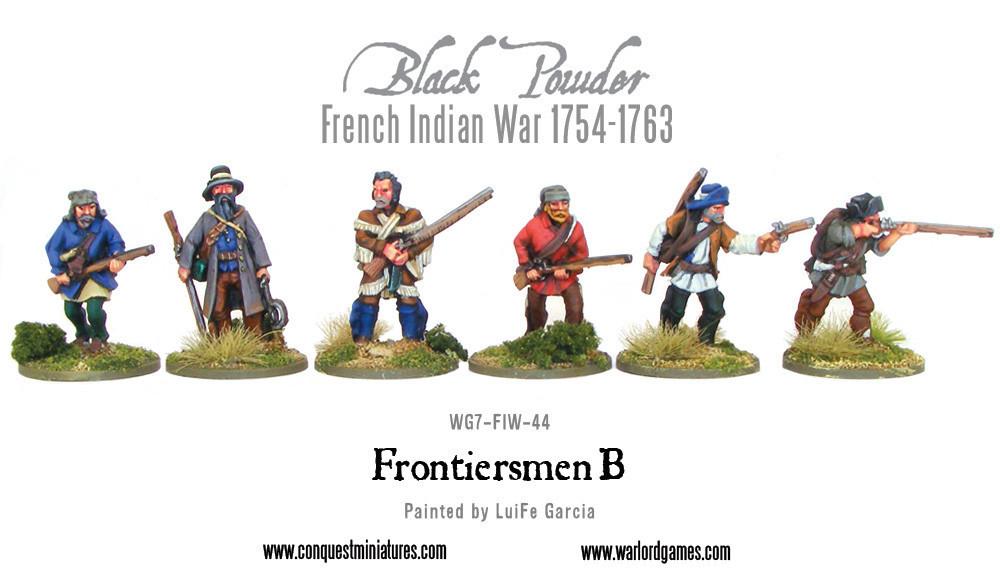 Black Powder: French Indian War 1754-1763: Frontiersmen B 