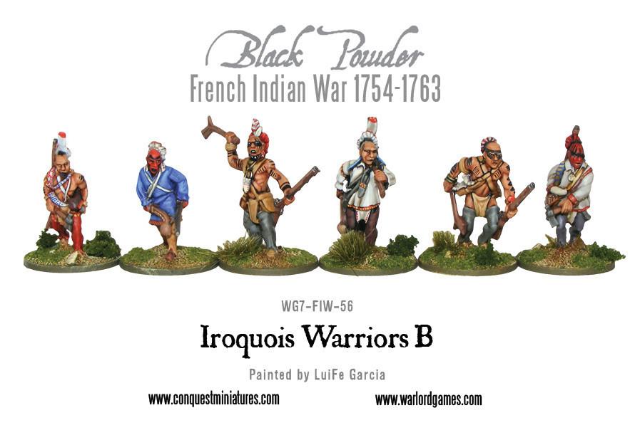 Black Powder: French Indian War 1754-1763: Iroquois Warriors B 