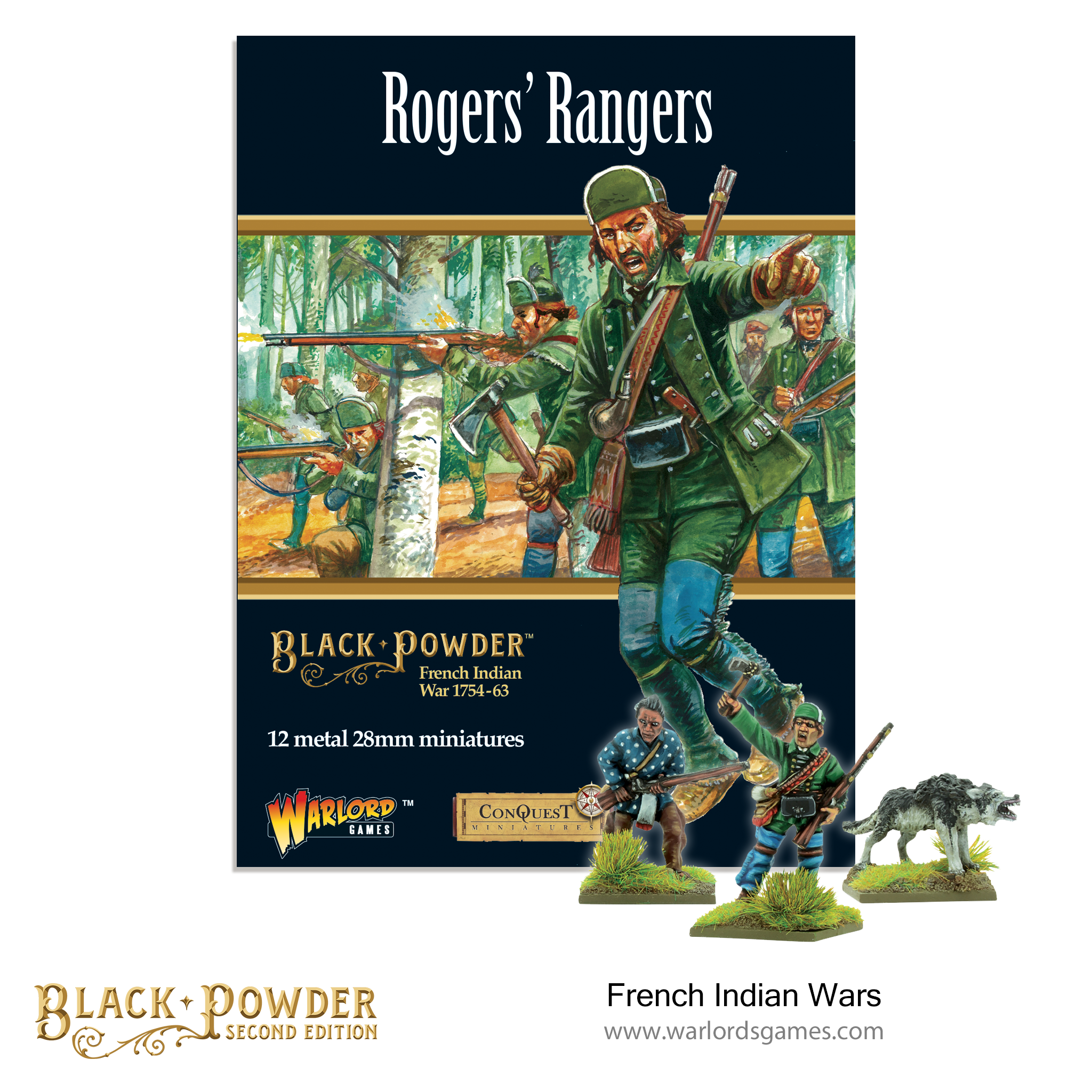 Black Powder: French Indian War 1754-1763: Rogerss Rangers 