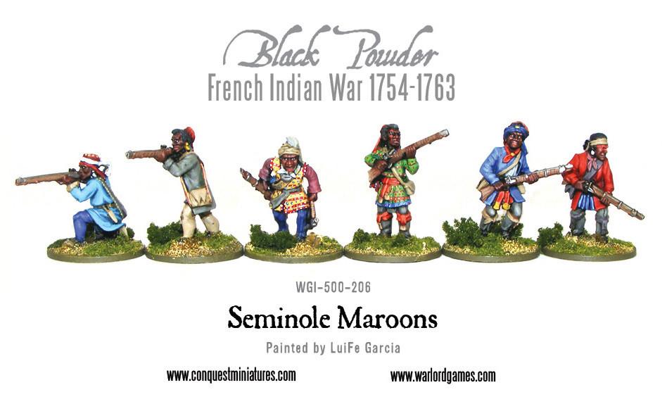 Black Powder: French Indian War 1754-1763: Seminole Maroons 