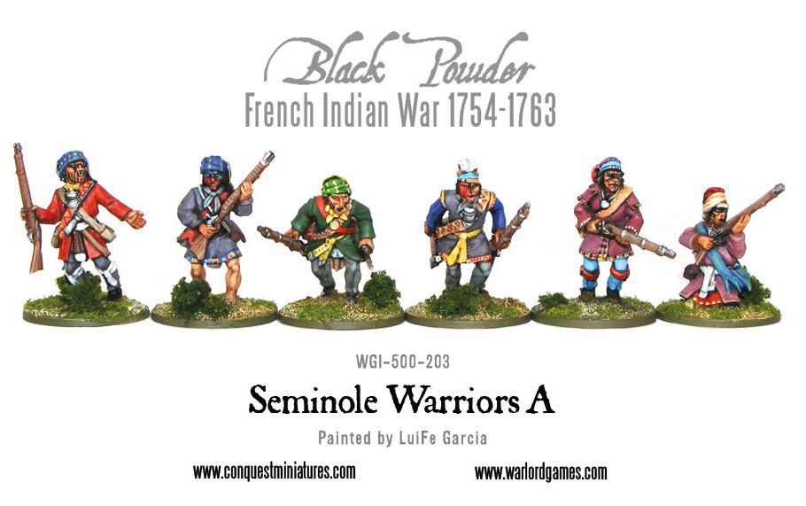 Black Powder: French Indian War 1754-1763: Seminole Warriors A 