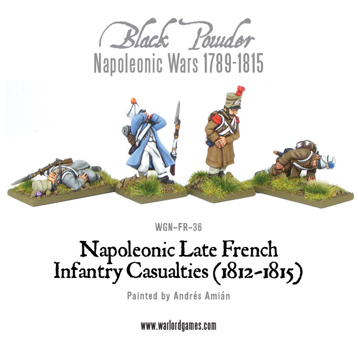 Black Powder Napoleonic Wars: Napoleonic Late French Infantry Casualties (1812-1815) 