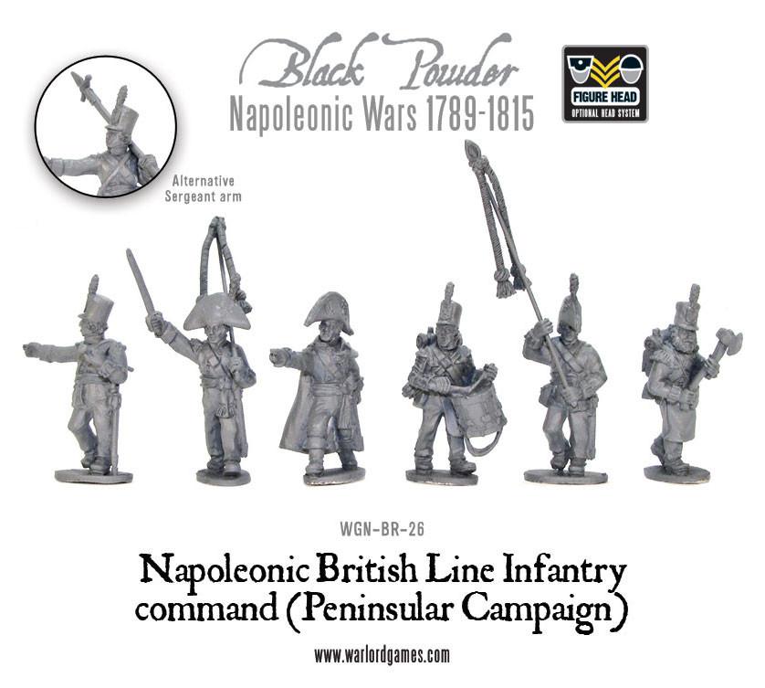 Black Powder Napoleonic Wars: Napoleonic British Line Infantry Command (Pensinsular War) 