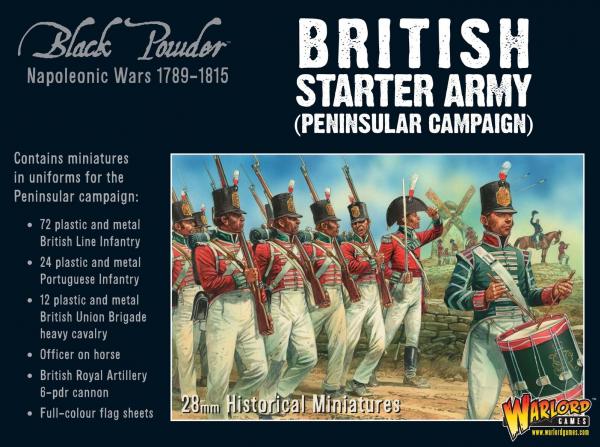 Black Powder Napoleonic Wars: British Starter Army (Peninsular Campaign) 