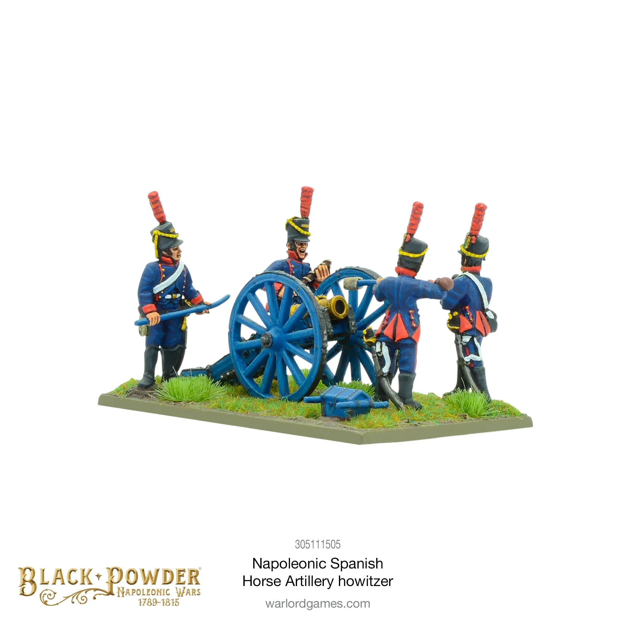 Black Powder: Napoleonic Spanish Horse Artillery with Howitzer 