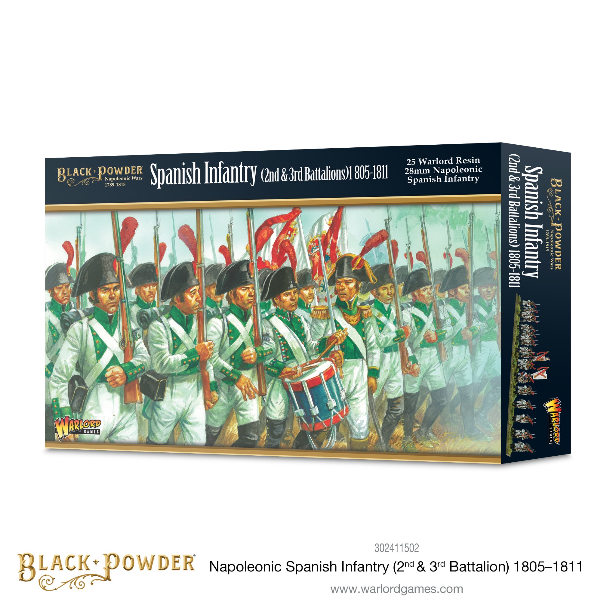 Black Powder Napoleonic Wars: 1805 -1811 Spanish Infantry (2nd & 3rd Batallions) 