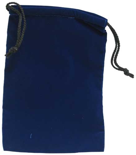 Cloth Dice Bag (6x9"): Blue 