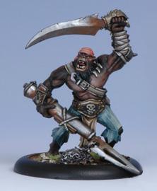 Warmachine: Cryx (34047): Black Ogrun Boarding Party Pirate [SALE] 