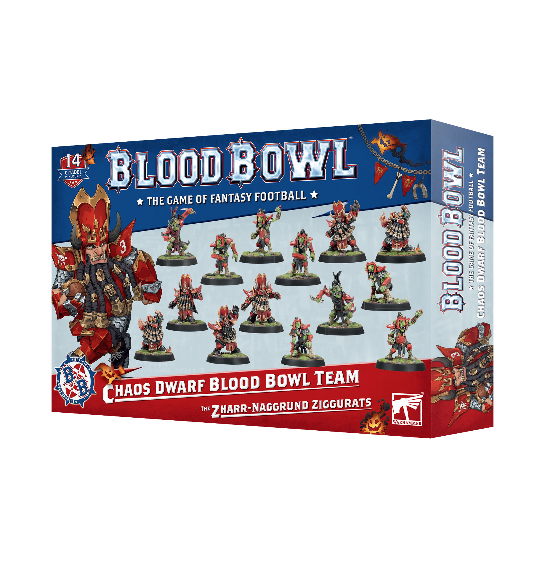 Blood Bowl: Chaos Dwarf Blood Bowl Team: The Zharr-Naggrund Ziggurats 