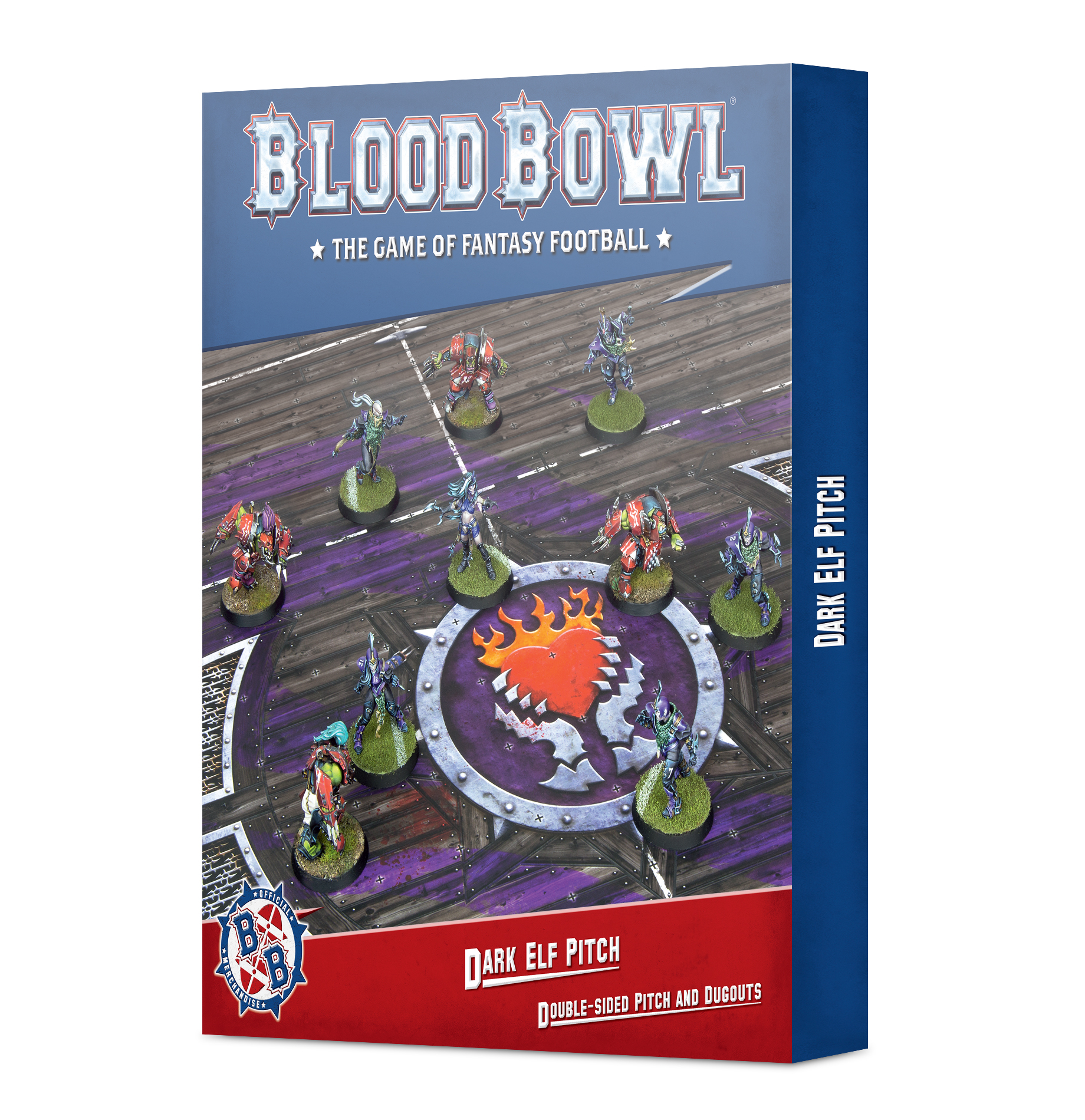 Blood Bowl: Dark Elf Pitch & Dugouts 
