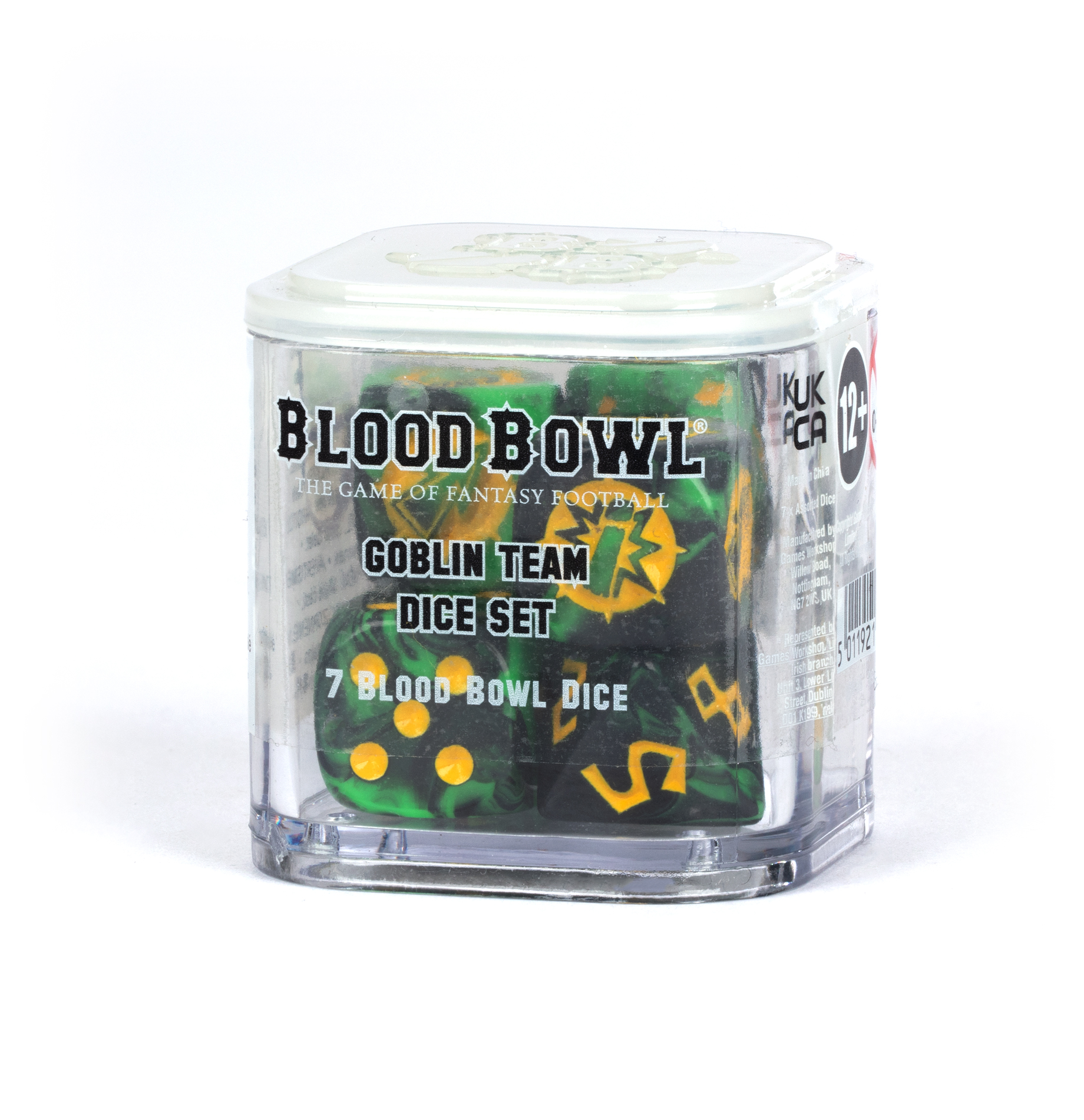 Blood Bowl: Goblin Team Dice 
