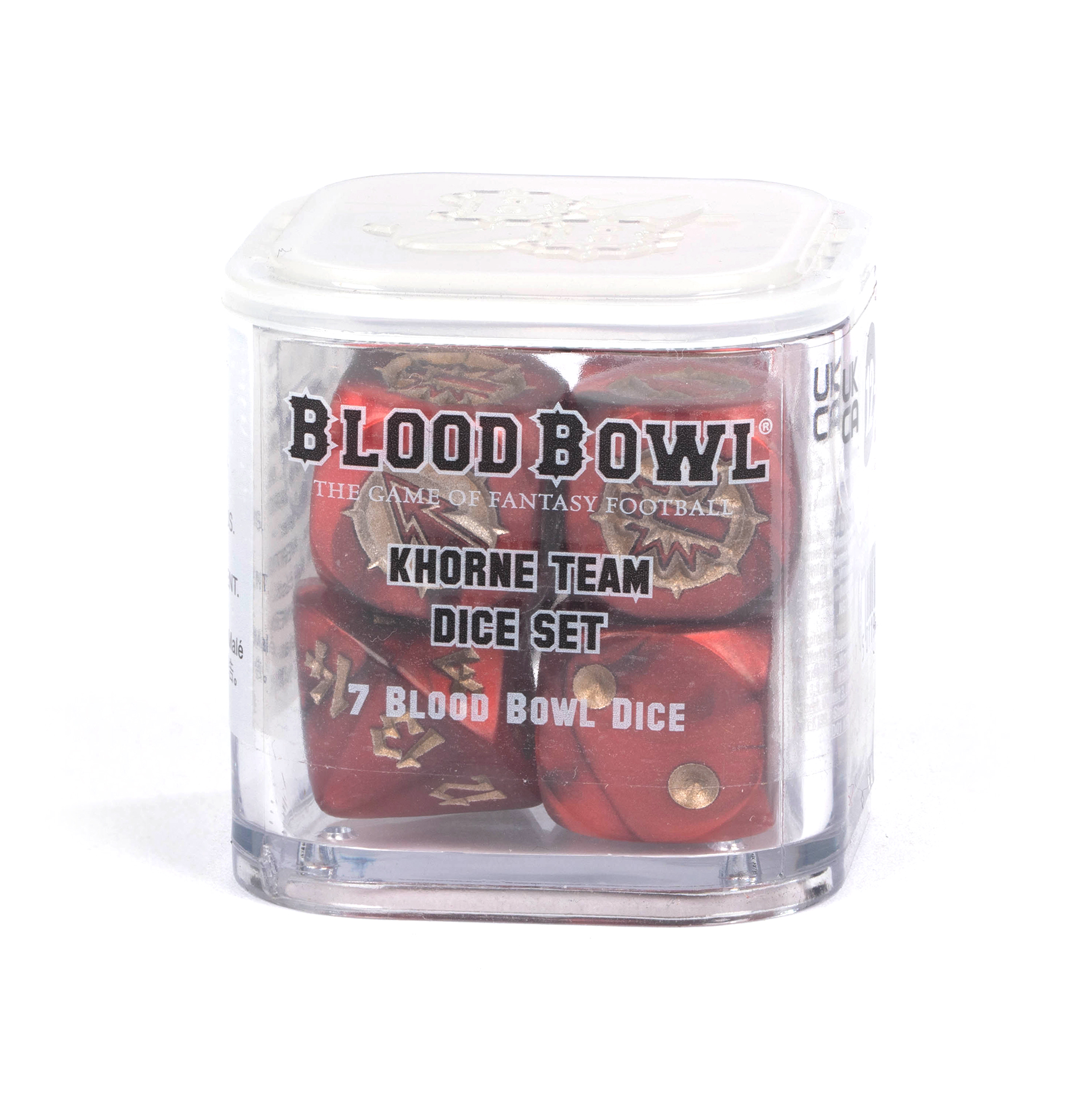 Blood Bowl: Khorne Team Dice 