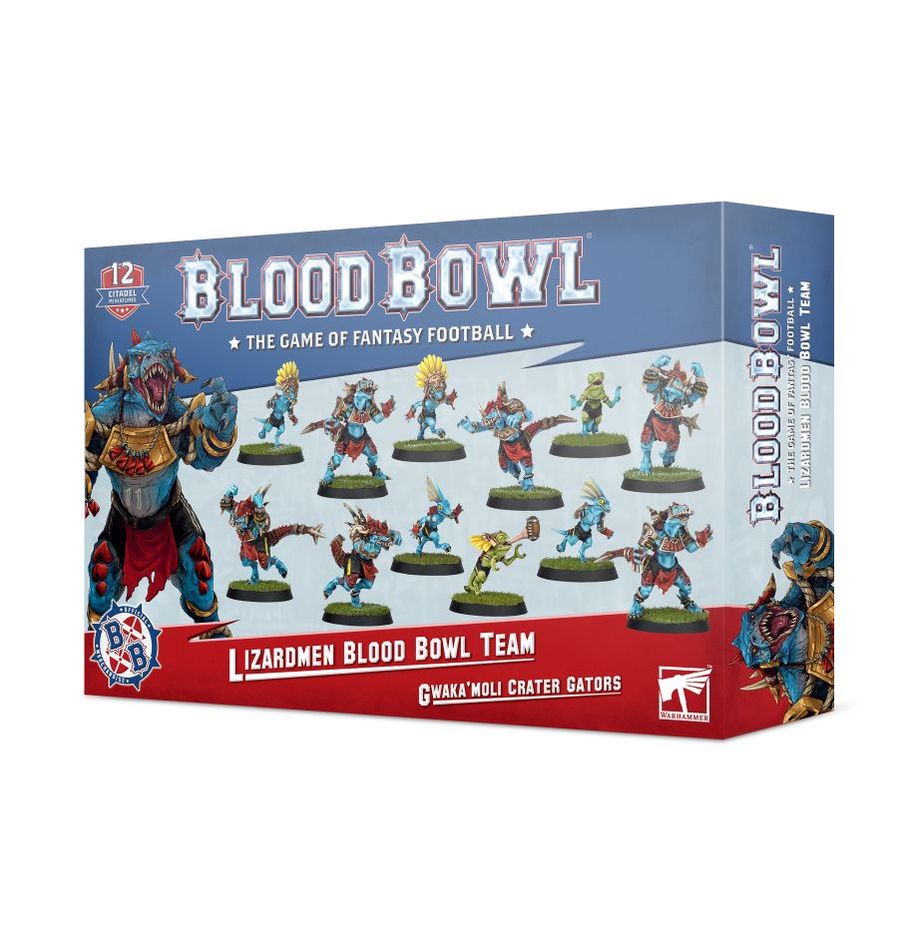 Blood Bowl: Lizardmen Team: GwakaMoli Crater Gators 