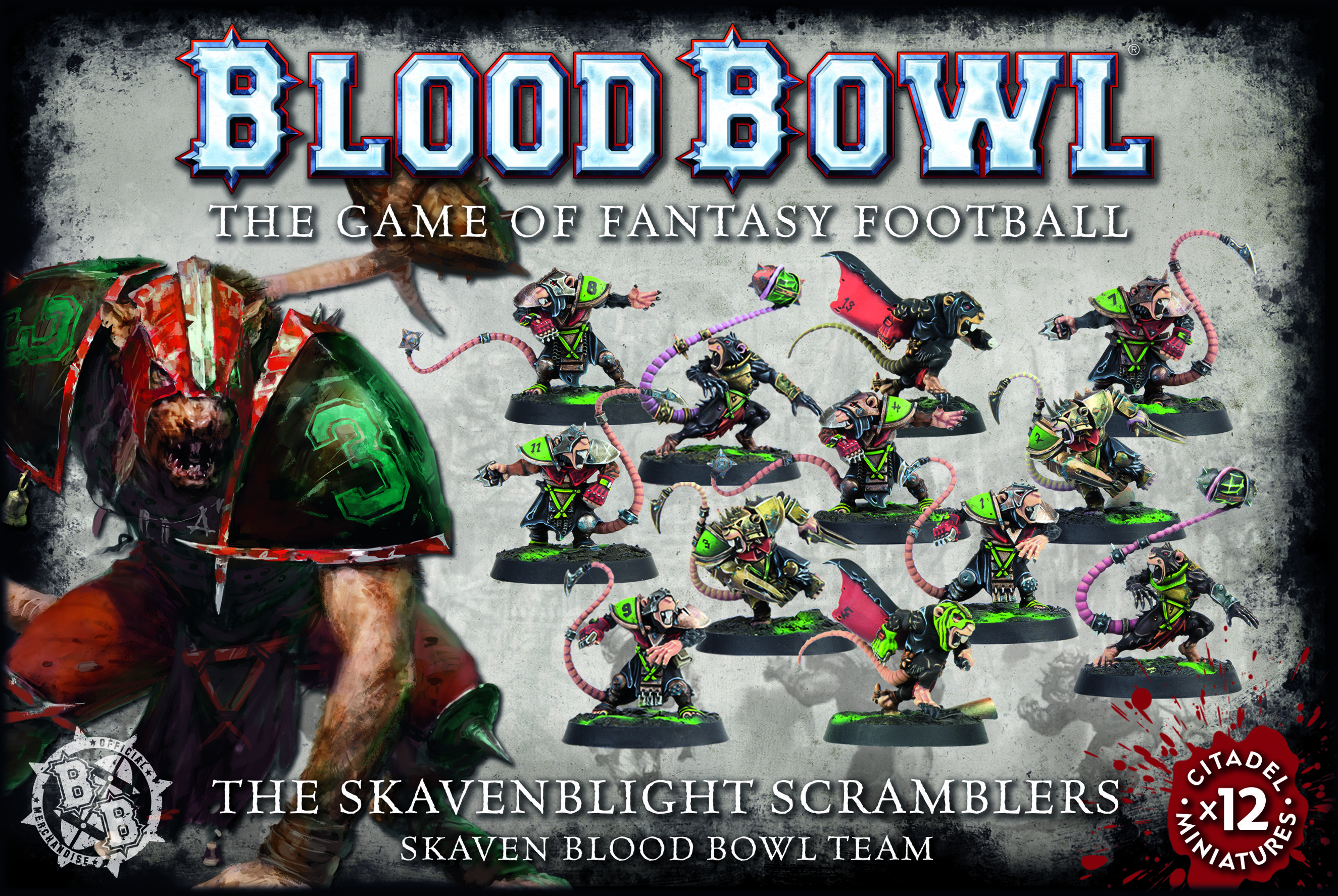 Blood Bowl: Skaven Team - The Skavenblight Scramblers 