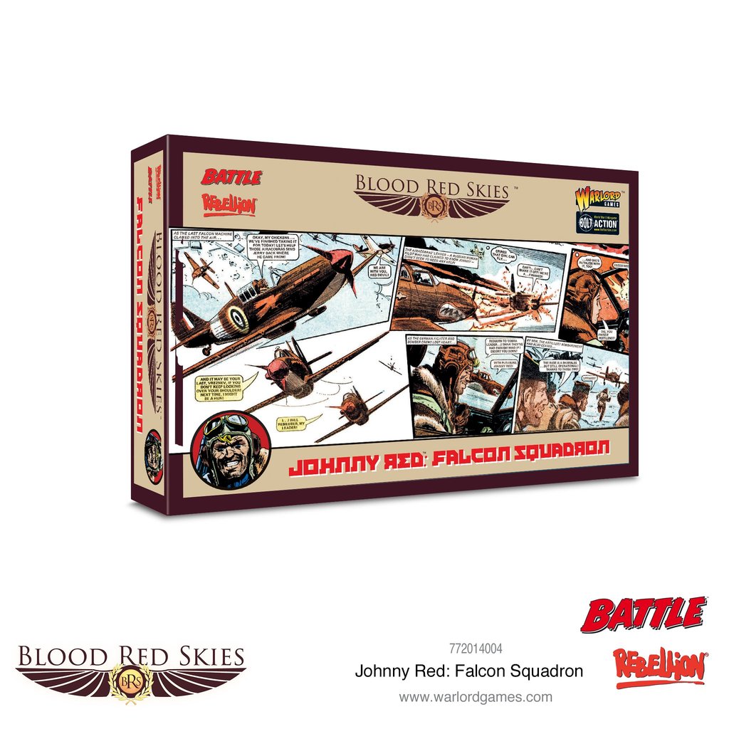 Edition kerne Diktere Warlord Games - Blood Red Skies: Soviet Johnny Red: Falcon Squadron  #772014004 [5060572501836]