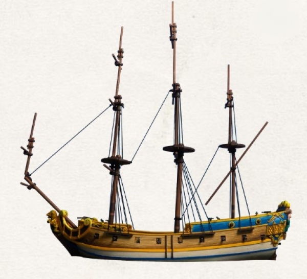 Blood & Plunder: 6th Rate Frigate Ship 